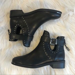 🍂 Pull&Bear Studded Moto Ankle Booties